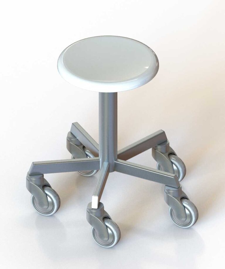 Eksempler på ergonomisk udstyr i produktion og laboratorier